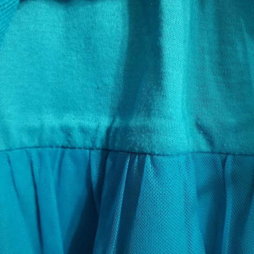 Route 66 dress Large sleeveless lined tiered tulle skirt rhinestone bling
